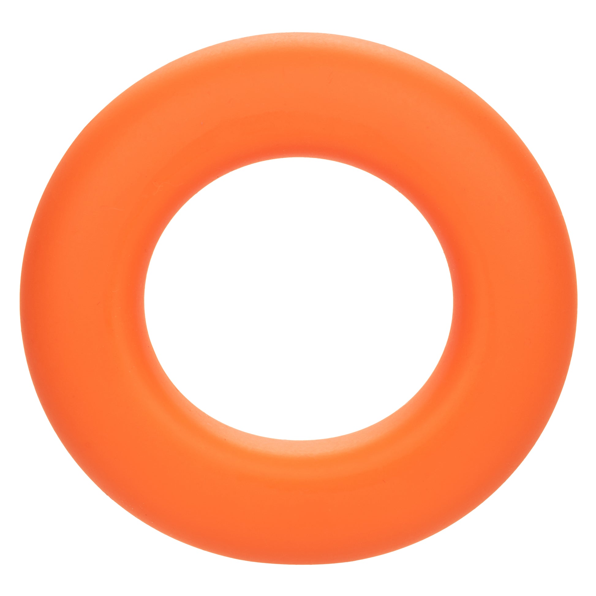 CalExotics Alpha Liquid Silicone Prolong Large Ring – Orange – Waterproof