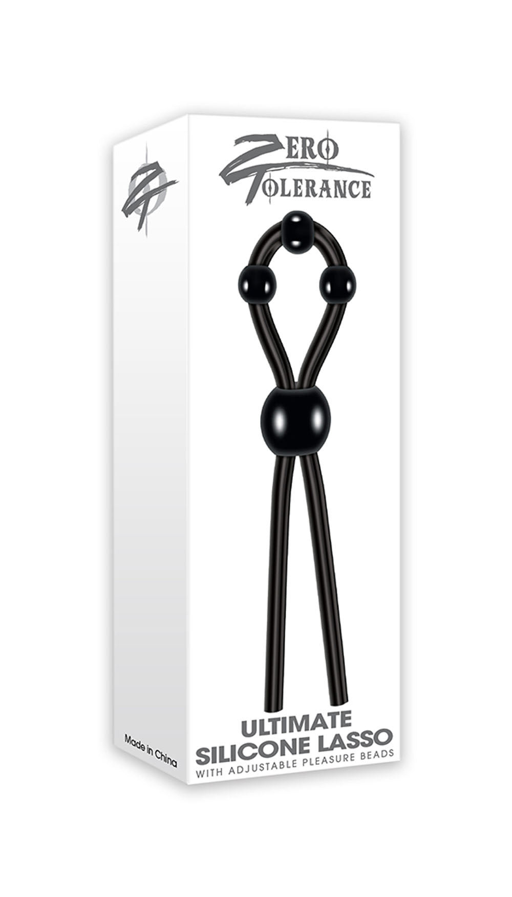 Evolved Novelties Ultimate Silicone Lasso – Black Pleasure Beads