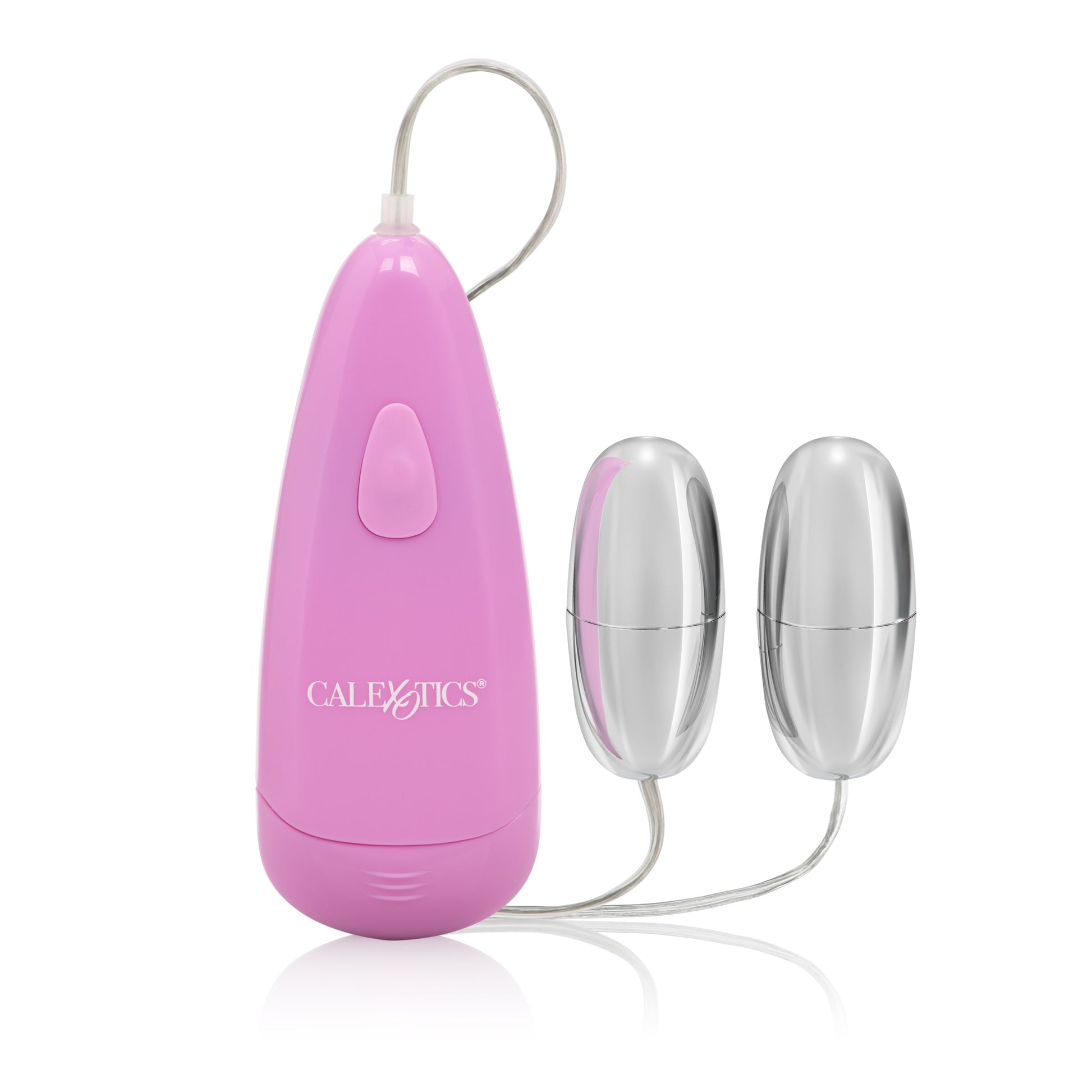 CalExotics Pocket Exotics Waterproof Double Silver Bullets – Pink