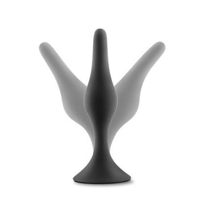 Anal Adventures Beginner Plug Small - Tapered Anal Plug - Black