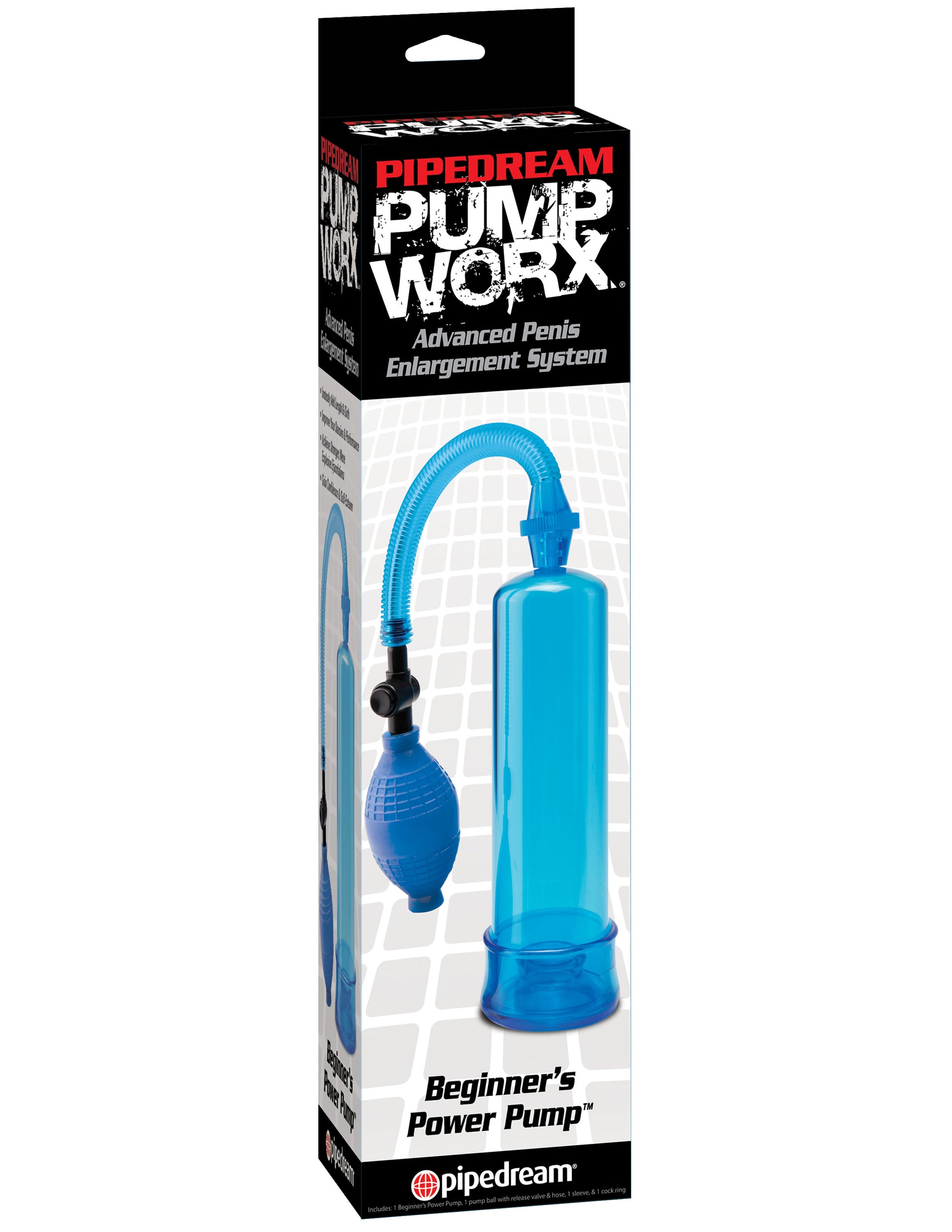 Pipedream Beginners Power Pump – Suction Device – Blue