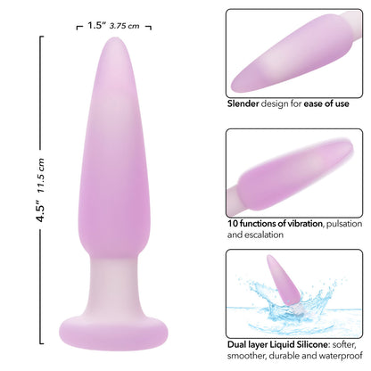 CalExotics Lavender Haze Slender Probe – Intense Vibrating Probe – Purple