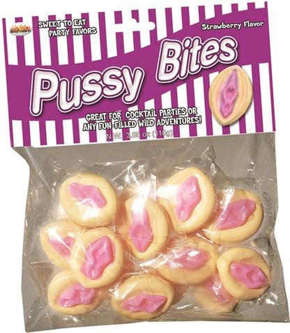 Hott Products Pussy Bites Strawberry Flavored Edibles – Multi