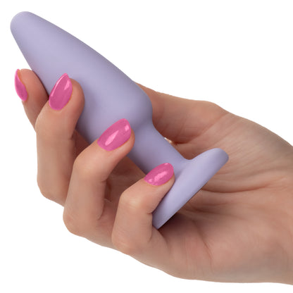 CalExotics First Time Crystal Booty Kit – Graduated Anal Plugs – Purple