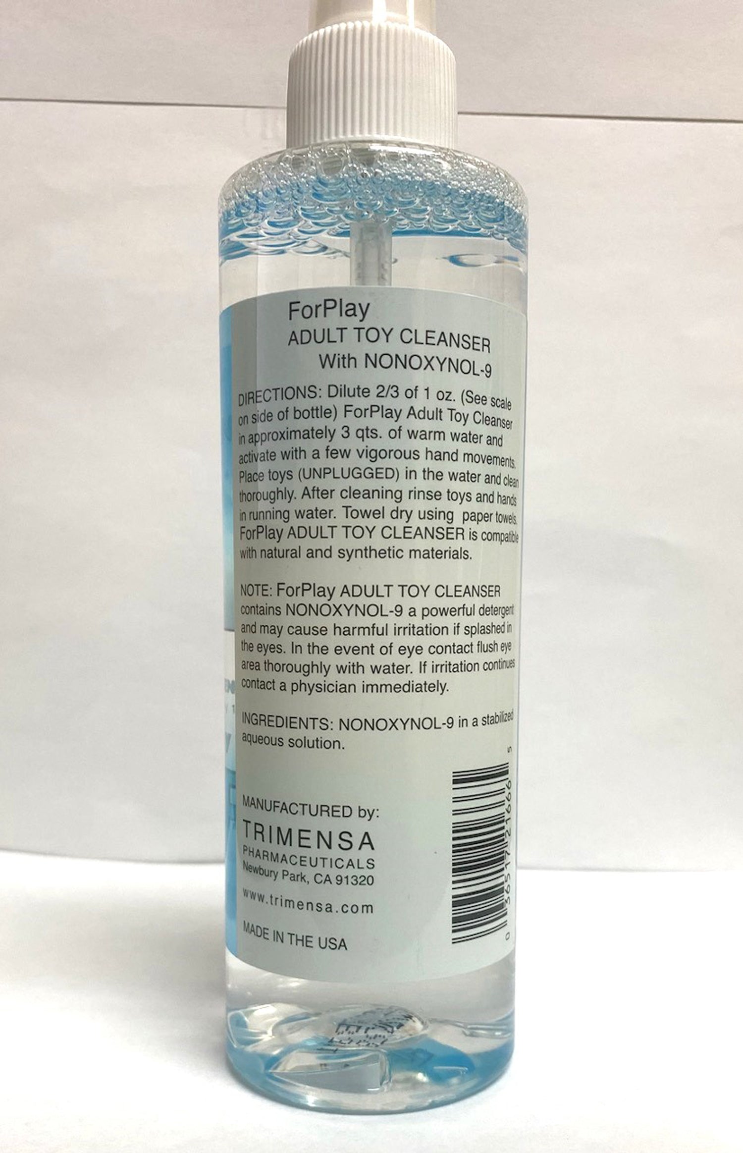 ForPlay Adult Toy Cleaner 7 Oz – Clear