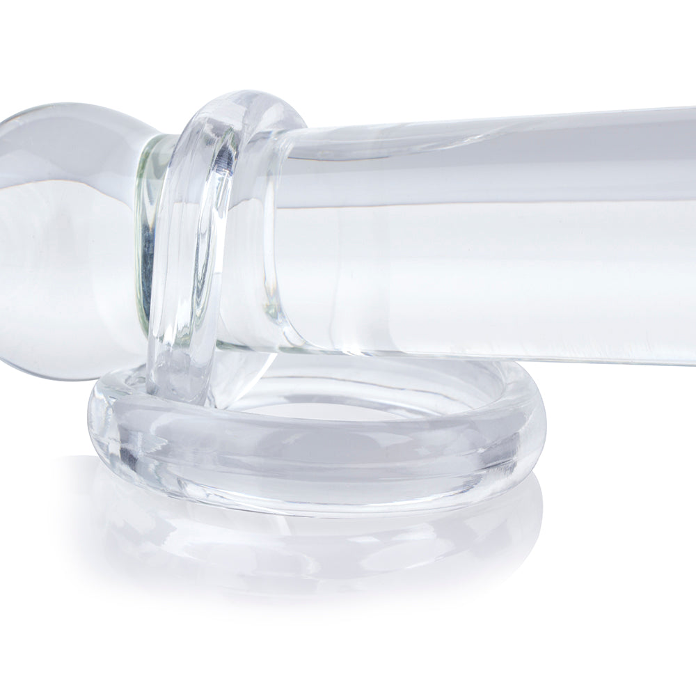 Screaming O RingO 2 Double Erection Ring with Testicle Support - Clear