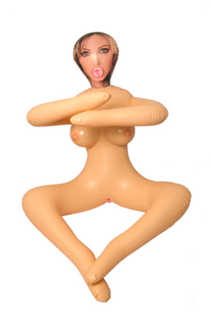 CalExotics Wrap Around Lover Doll – Beige – 3 Love Holes