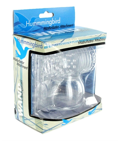 Wand Essentials Hummmingbird Masturbator Attachment – Clear