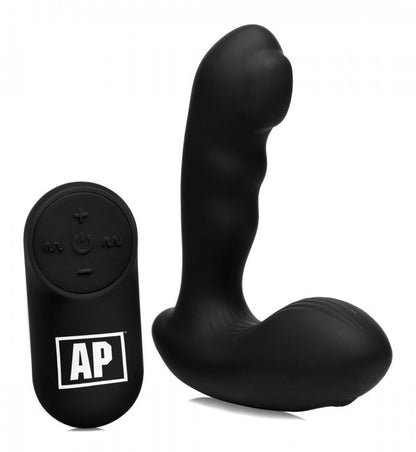 XR Brands 7x P-Milker Silicone Prostate Stimulator with Remote Control – Black