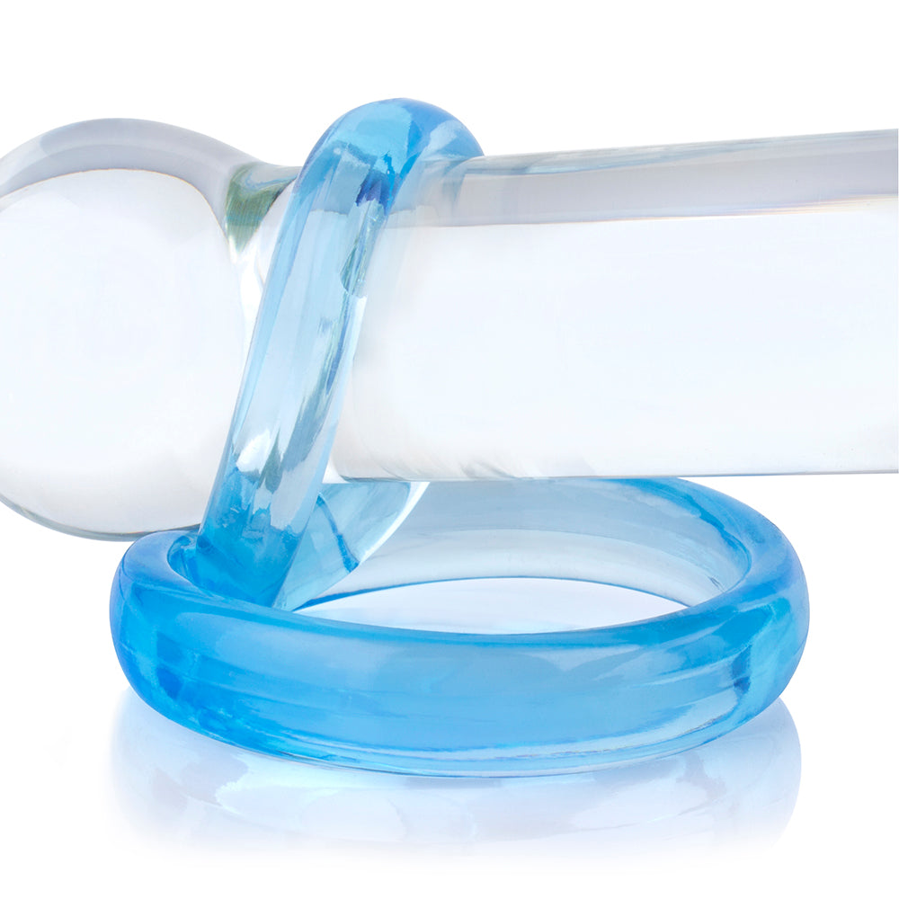 Screaming O RingO 2 Double Erection Ring with Testicle Support – Blue