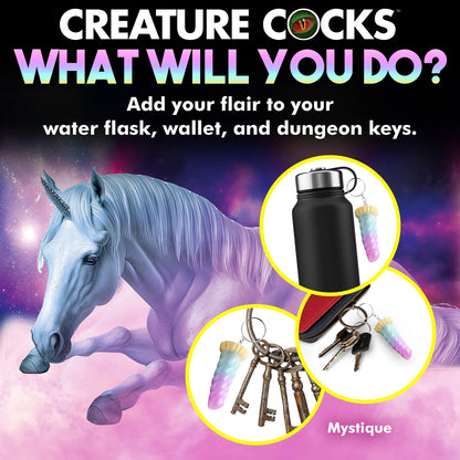 Mystique Unicorn Keychain – Mini Fantasy Accessory – Multi Color