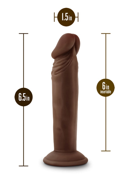 Dr. Skin Plus 6 Inch Posable Dildo – Chocolate