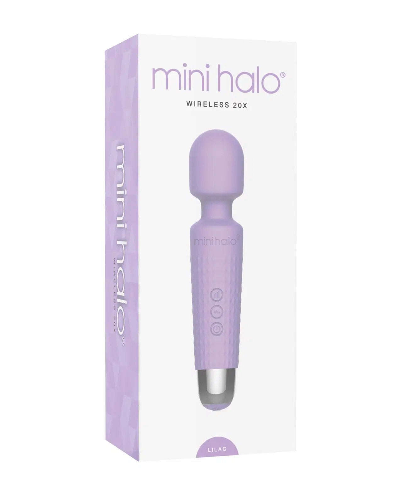 Viben Mini Halo Lilac Wand Massager – Rechargeable, Multi-Speed, Waterproof