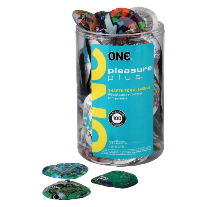 Paradise Marketing One Pleasure Plus 100 Piece Bowl – Stimulating Pouch