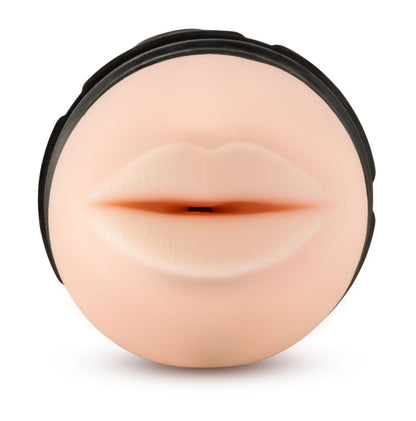 M for Men Torch Luscious Lips Stroker – Black/Beige