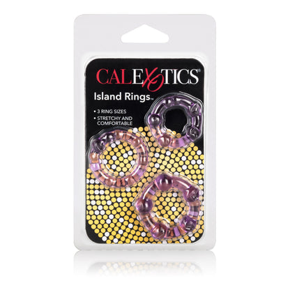 CalExotics Island Rings Beaded Rings Set – Purple – Waterproof