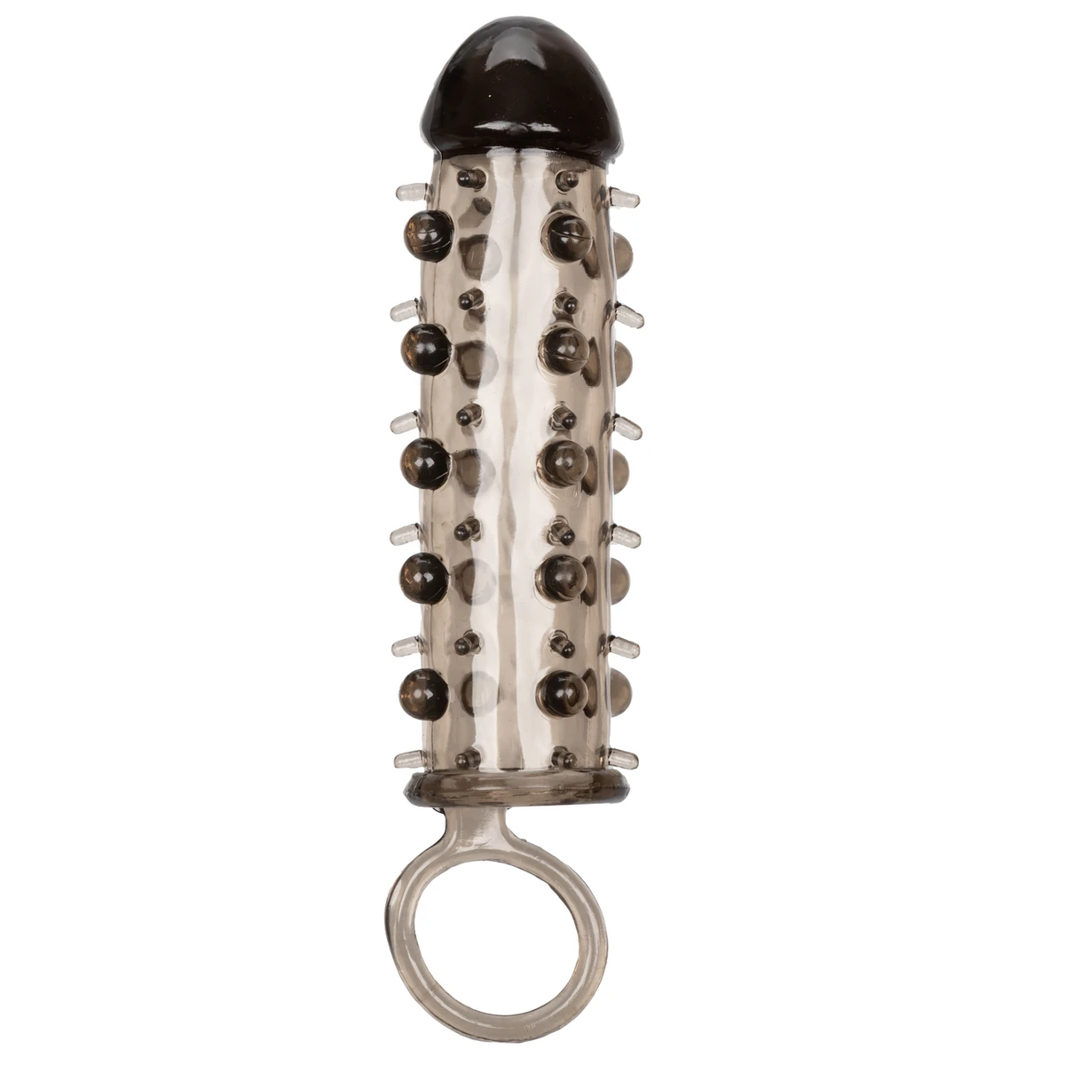 CalExotics Stud Extender Smoke Penis Extender with Support Ring - Gray