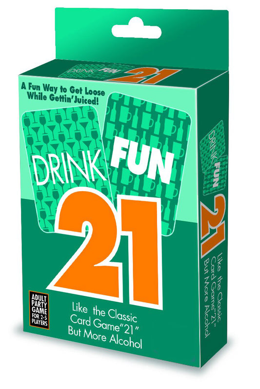 Drink Fun 21 Adult Drinking Card Game – Fun Party Experience