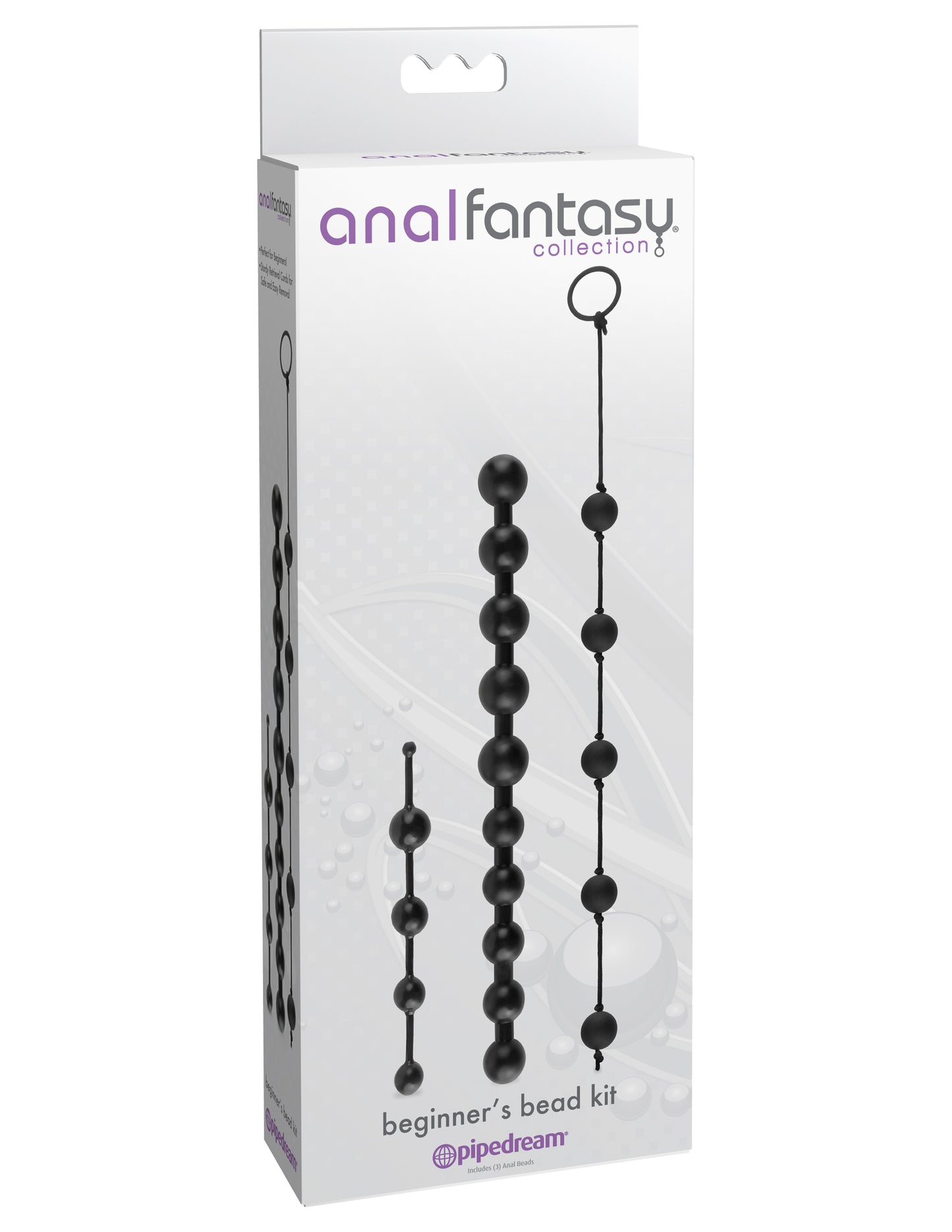Pipedream Anal Fantasy Collection Beginners Bead Kit – Black