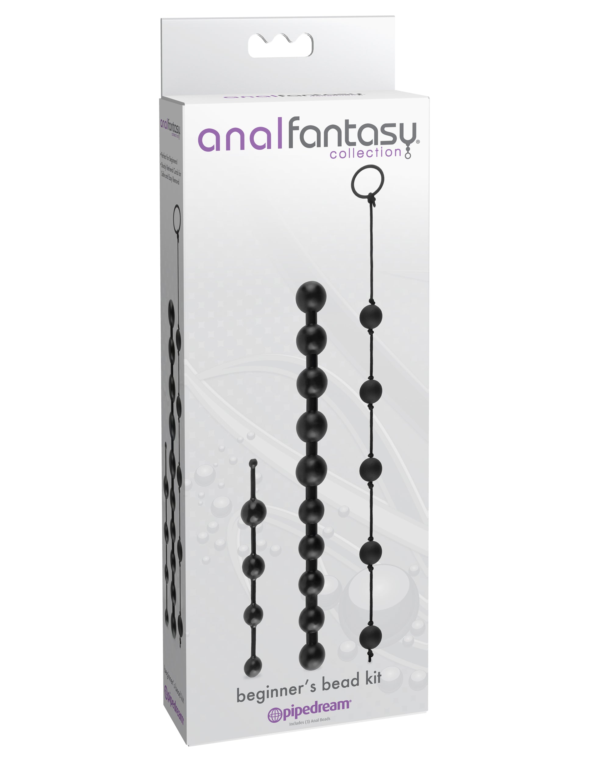 Pipedream Anal Fantasy Collection Beginners Bead Kit – Black