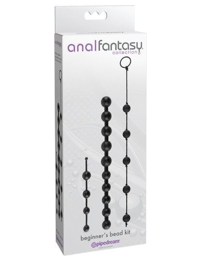 Pipedream Anal Fantasy Collection Beginners Bead Kit – Black