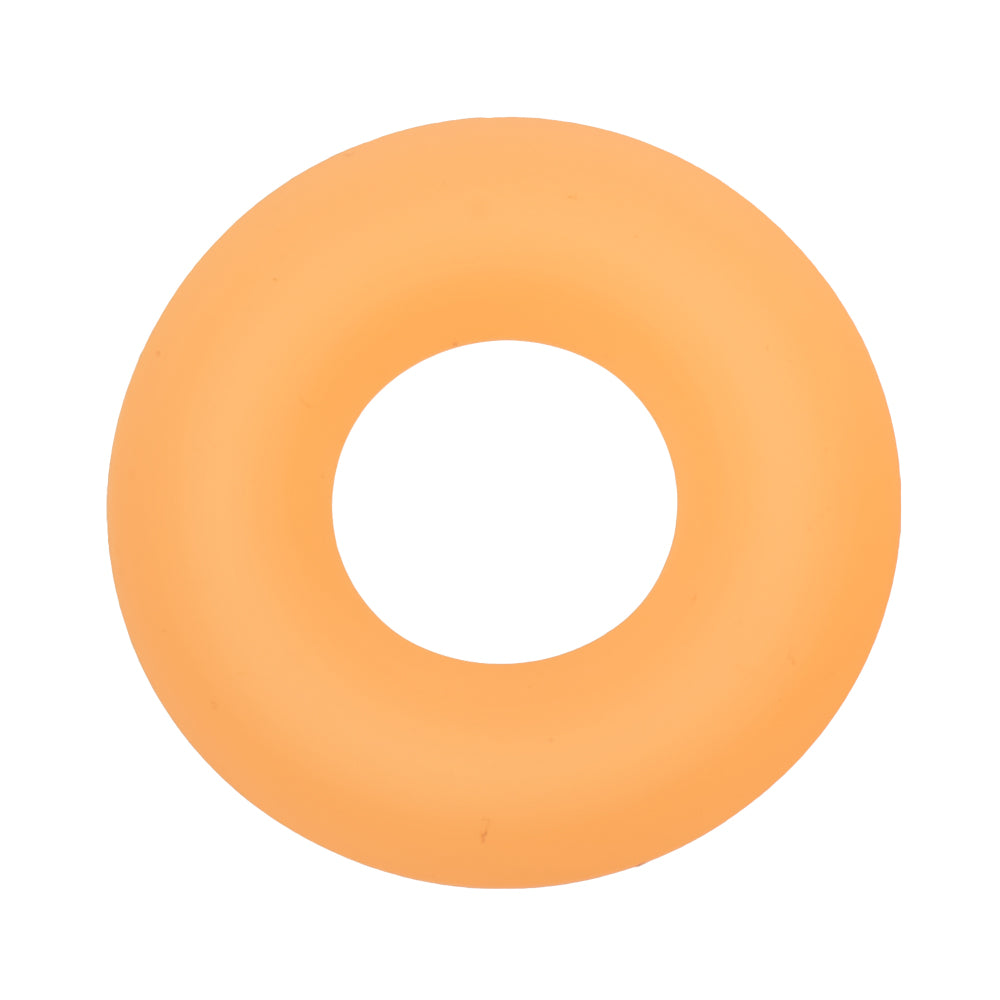 CalExotics Alpha Glow-in-the-Dark Liquid Silicone Prolong Medium Ring – Orange