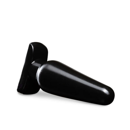 Anal Adventures Basic Anal Plug - Large - Tapered Design - Black