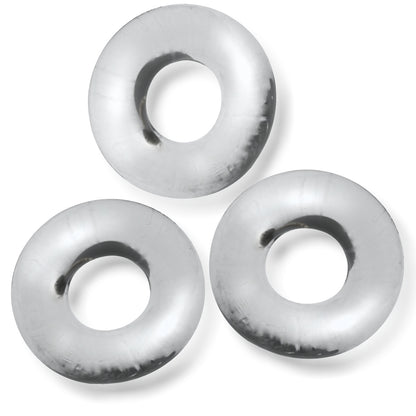 Oxballs Fat Willy 3-Pack Jumbo C-Rings – Clear