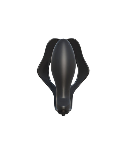 Fantasy C-Ringz Rock Hard Ass Gasm Cock Ring and P-Spot Plug – Black