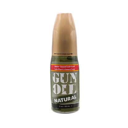 Gun Oil Natural 2 Oz Water-Based Lubricant – Paraben-Free