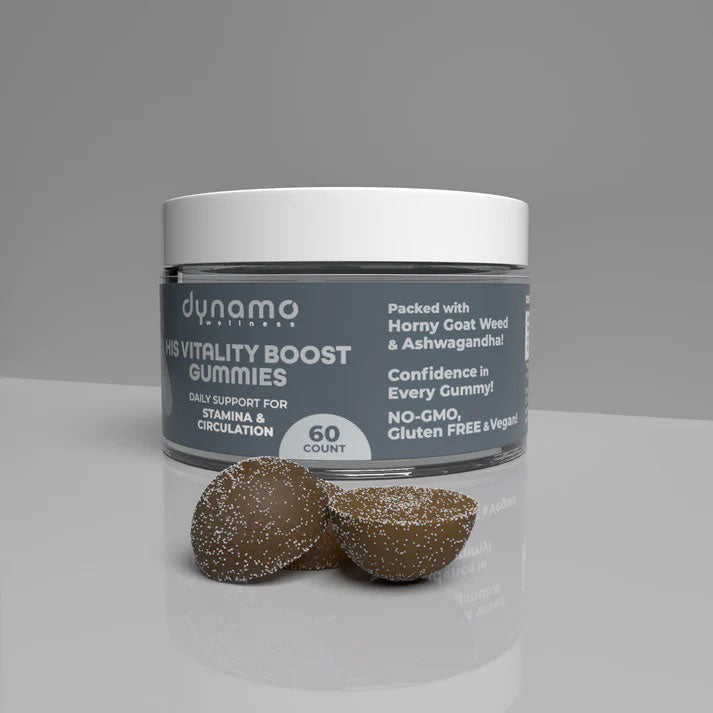 Screaming O His Vitality Boost Gummies – Daily Supplement for Male Enhancement – 60 Count