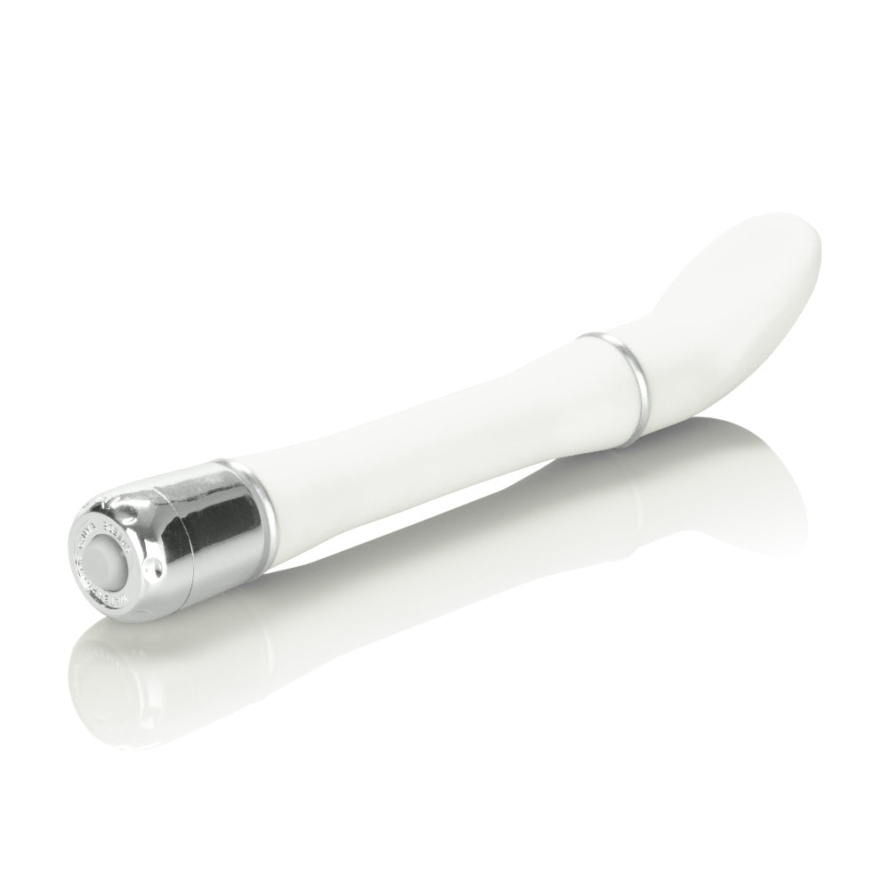 CalExotics Lulu Satin Scoop Vibe – Multi-Speed Personal Massager – White