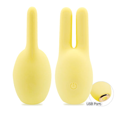 Buzzy Buddies Honey Bunny Clitoral Stimulator with 10 Vibrational Patterns – Yellow