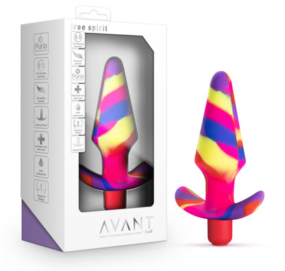 Avant Free Spirit Vibrating Plug – Scarlet – Waterproof
