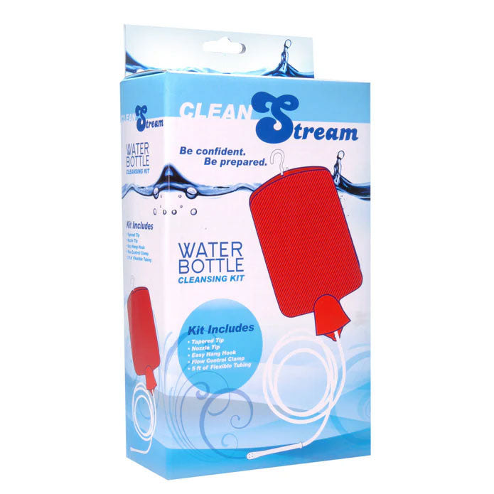 Clean Stream Water Bottle Cleansing Kit – Red