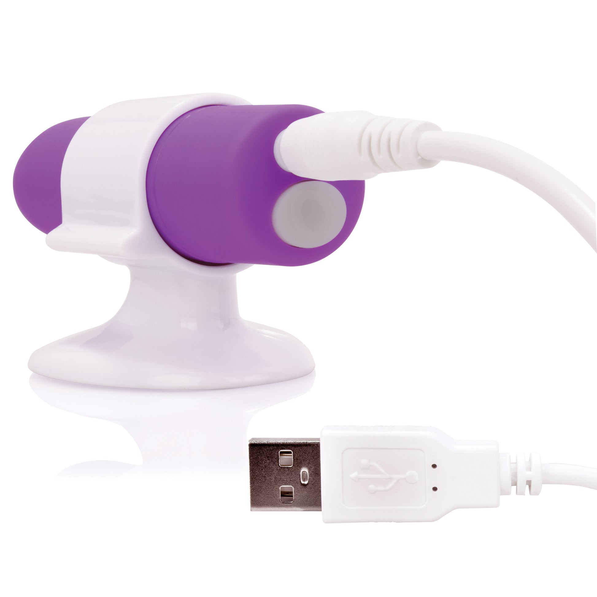 Screaming O Charged Positive Rechargeable Vibe - Waterproof Purple Vibrator with 20 Functions