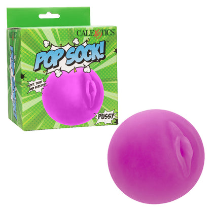 CalExotics Pop Sock! Pussy Masturbator – Purple – Ultra Life-Like Design