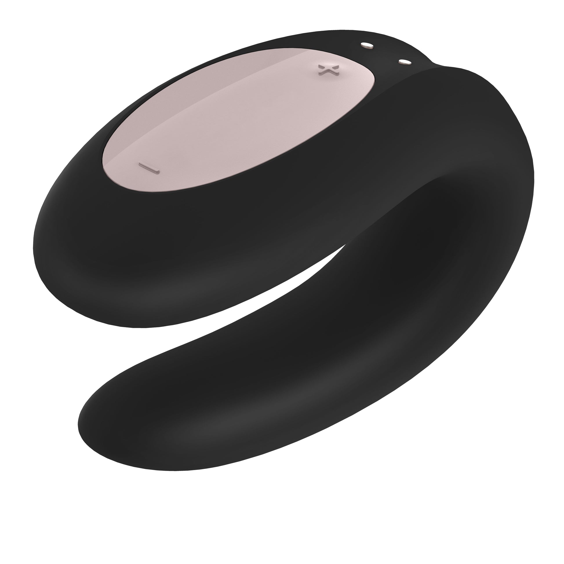 Satisfyer Double Joy Couple's Vibrator – Black – App Controlled