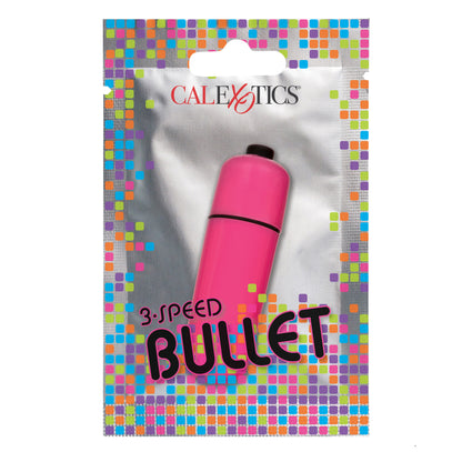 CalExotics Foil Pack 3-Speed Bullet Vibe – Pink