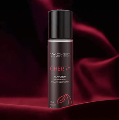 Aqua Cherry Flavored Water Based Intimate Lubricant - 1 Fl. Oz.
