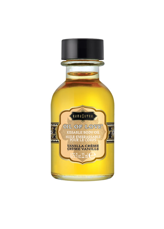 Kama Sutra Oil of Love - Vanilla Creme - Foreplay Oil - 0.75 Fl. Oz.