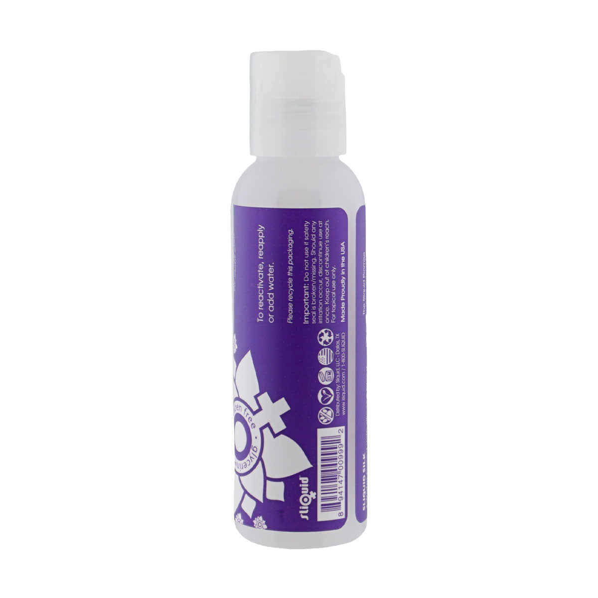 Sliquid Naturals Silk Personal Lubricant – Water-Based Hybrid – 2.0 Fl Oz