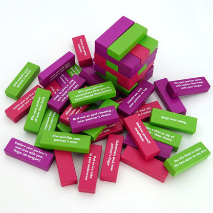 Creative Conceptions Tower of Pleasure Couples Tumbling Game – Multi-Color