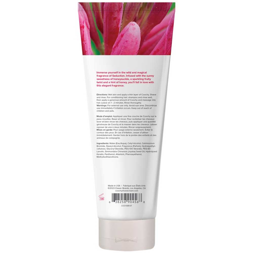 Coochy Oh So Smooth Shave Cream - Seduction - 7.2 Oz - Gentle Formula for All Skin Types