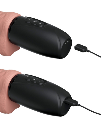 Pipedream King Cock Plus Thrusting Cock 6.5 Inch with Balls - Beige