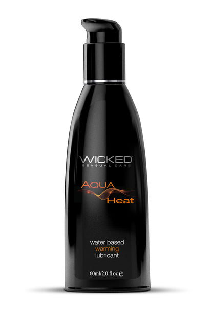 Wicked Aqua Heat Water Based Lubricant – 2 Fl. Oz. – Warming Sensation