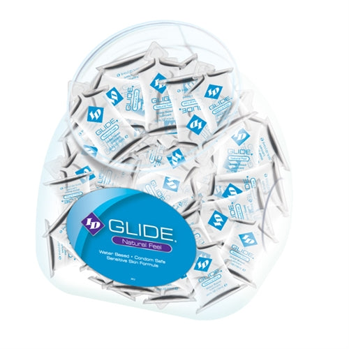 I.D. Lubricants Glide 144 Piece Bowl - 10ml Water-Based Lubricant