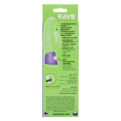 CalExotics Rave Dragon G Dual Pleasure Massager – Green
