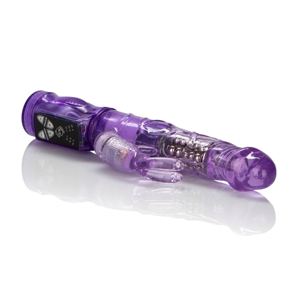 CalExotics Petite Jack Rabbit Vibrator - Purple - Multi-Speed with Rotating Shaft