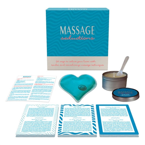 Kheper Games Massage Seductions Erotic Massage Kit – 24 Techniques